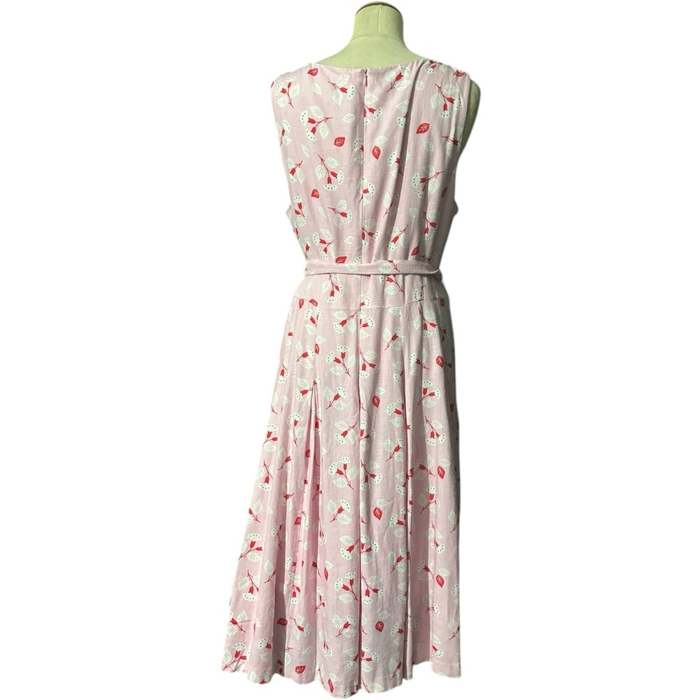 Anne Klein Fit Flare Yosemite Aster Combo NWT Dress Pink Size 16 - Picture 4 of 5